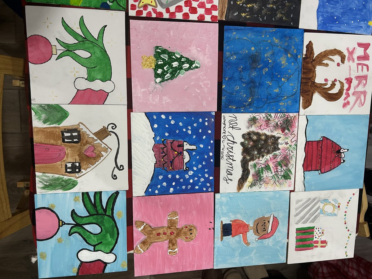 LadyJacketBB's tweet image. Thankful for time spent off the court together! Showing off our artistic ability or lack thereof for some!