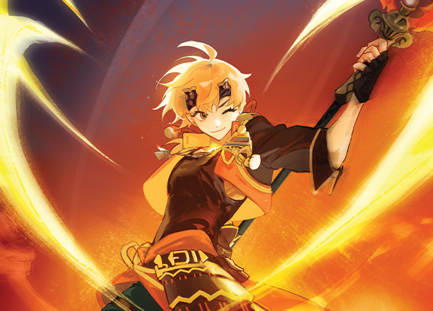 HoYoTabletop's tweet photo. Our favorite bodyguard coming around to visit! Lets celebrate!

🎉 Happy Birthday #Thoma 🎉

📷📷 Art by  @xinmoni   ! #GenshinImpact https://t.co/qho0vy9O7F