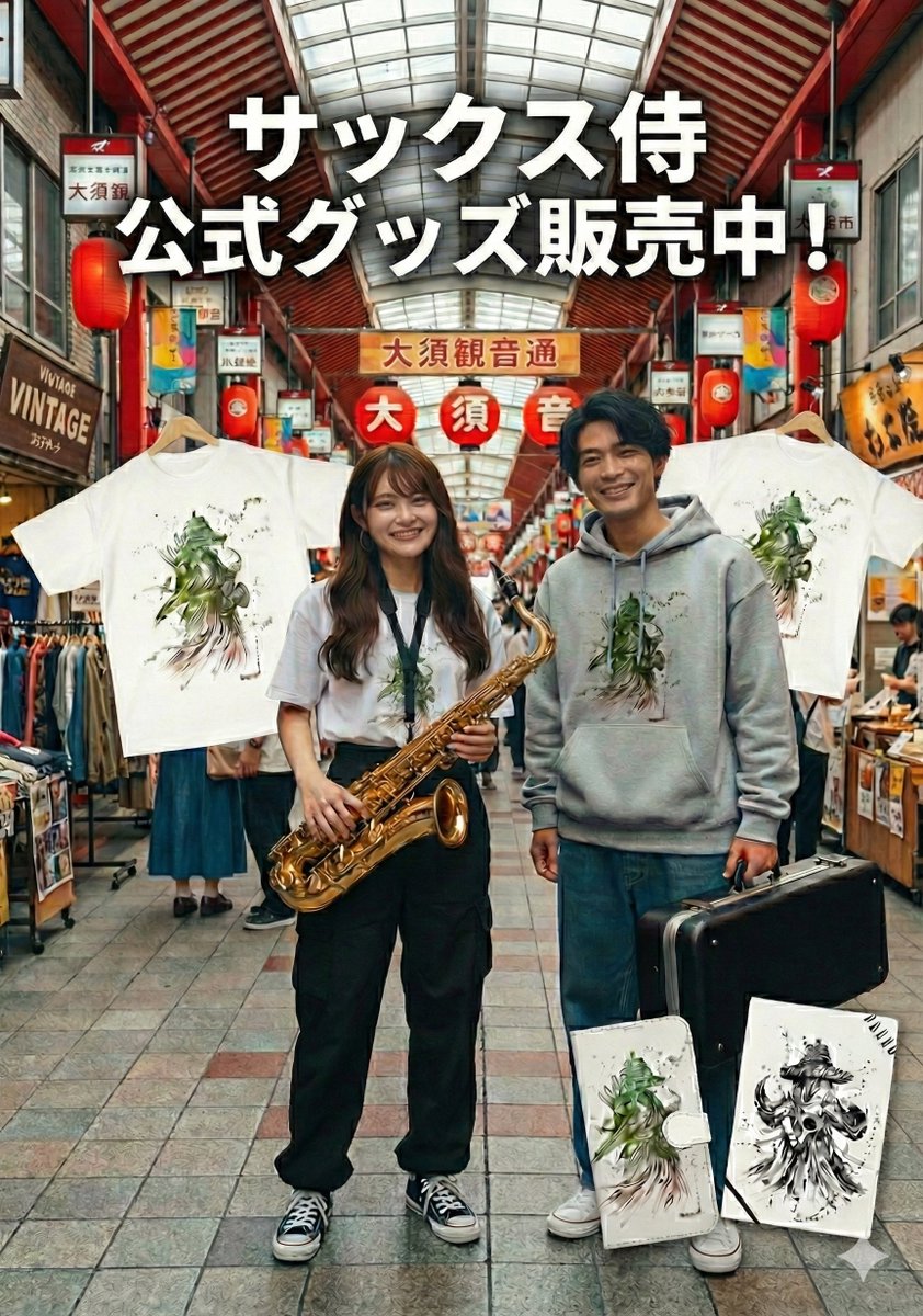 知る人ぞ知る、サックス侍の公式アイテム🎷 #拡散RPお願いします 実は