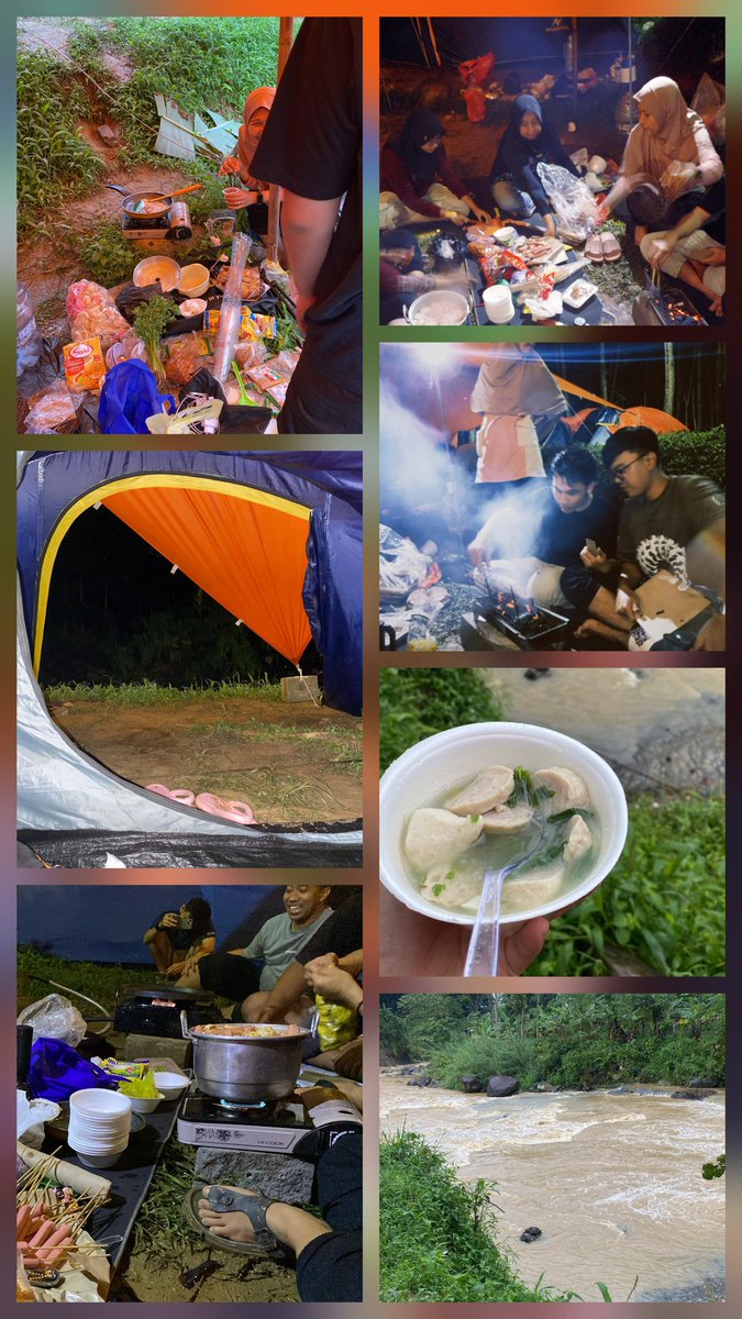 MeiMelliya31353's tweet photo. Anak ini @capucinnouu dari lahir sama alm papanya gak boleh yg namanya bawa motor, camping, boro2 camping, main ke curug aja ga boleh, tapi gw izinin kmrn dia camping, eh malah gw yg gak bisa tdr, mana pinggir sungai, hujan pula semalam 😅 https://t.co/VzZMQuljJM