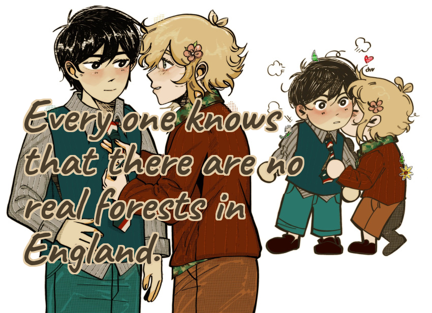 yaoi_communism's tweet photo. Every one knows that there are no real forests in England. (https://t.co/UJOk9XtrG7) https://t.co/xYRS2NlMtp