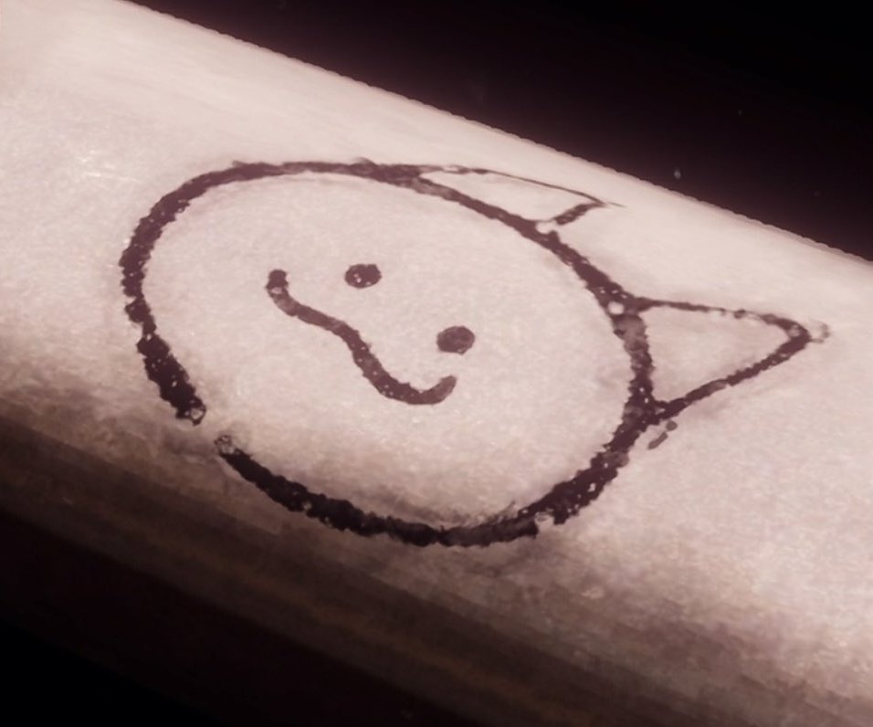 He keeps drawing Mc as a kitten 😭