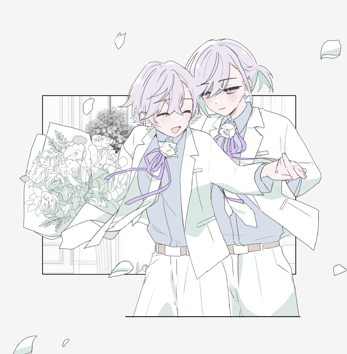 あけましておめでとうございます 巳年は終わったけど、今年も二人