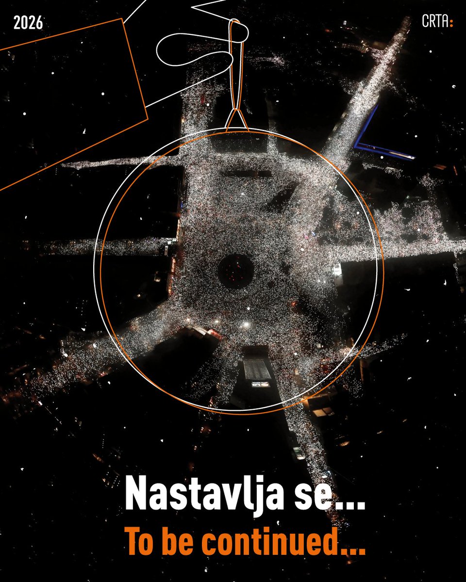 Želimo vam da u 2026. nastavite da budete hrabri, snažni i istrajni. I da pažljivo birate. ✊🏼