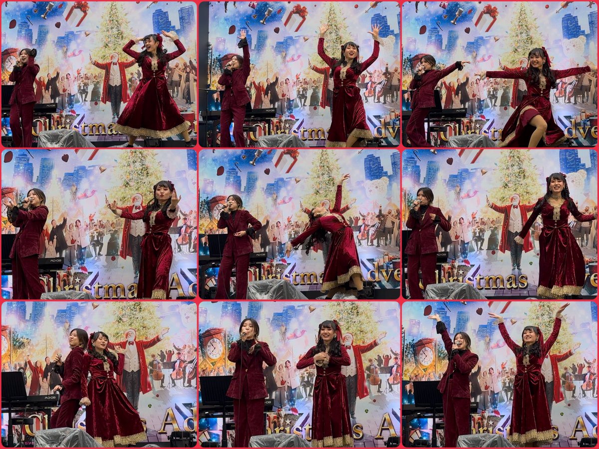 vespaxz's tweet photo. 2025.12.20
上野公園Christmas Advent

ステージ写真まとめ！🎄💃🎶✨

鳥丸あやかちゃん（@ayaka_torimaru ）
波輝さん（@nmk1998_ ） https://t.co/1KPo0I9dCA
