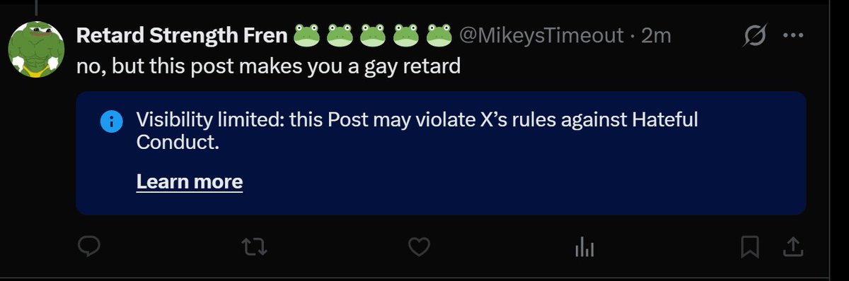 MikeysTimeout's tweet image. Elon buying this gay app didn't change a thing except for killing Gab.