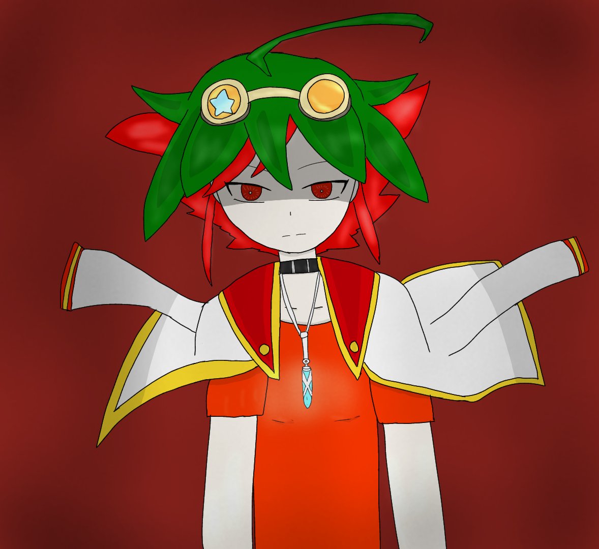 raiii1ii's tweet photo. 描き納め逆鱗遊矢 https://t.co/hBtBPzPgmT