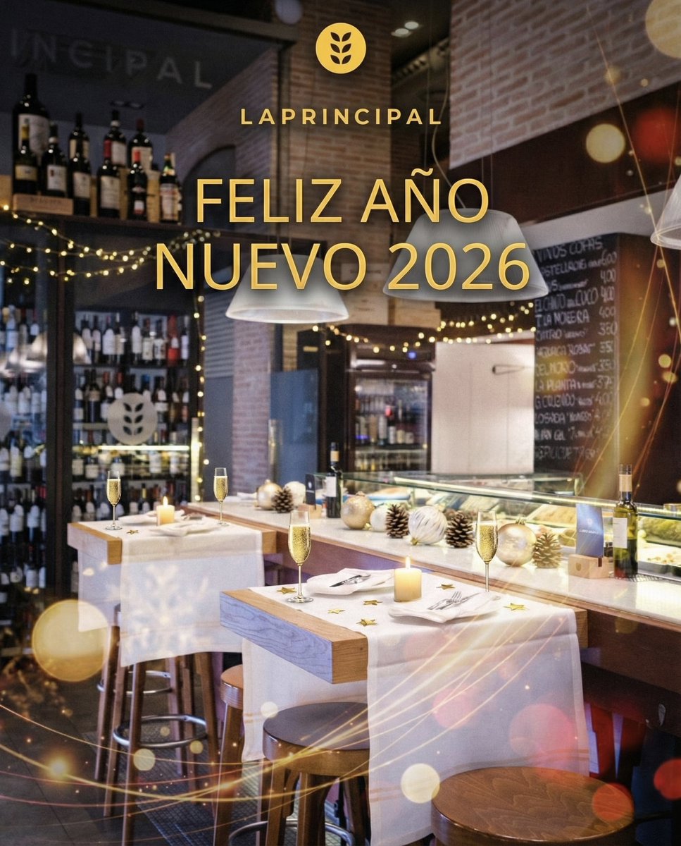 Que el 2026 empiece con el mejor sabor de boca. 

Levantamos nuestras copas por vosotros, nuestros clientes, y por todo lo bueno que está por llegar. ¡Gracias por ser parte de nuestra familia!

¡Feliz Año Nuevo! 🥂