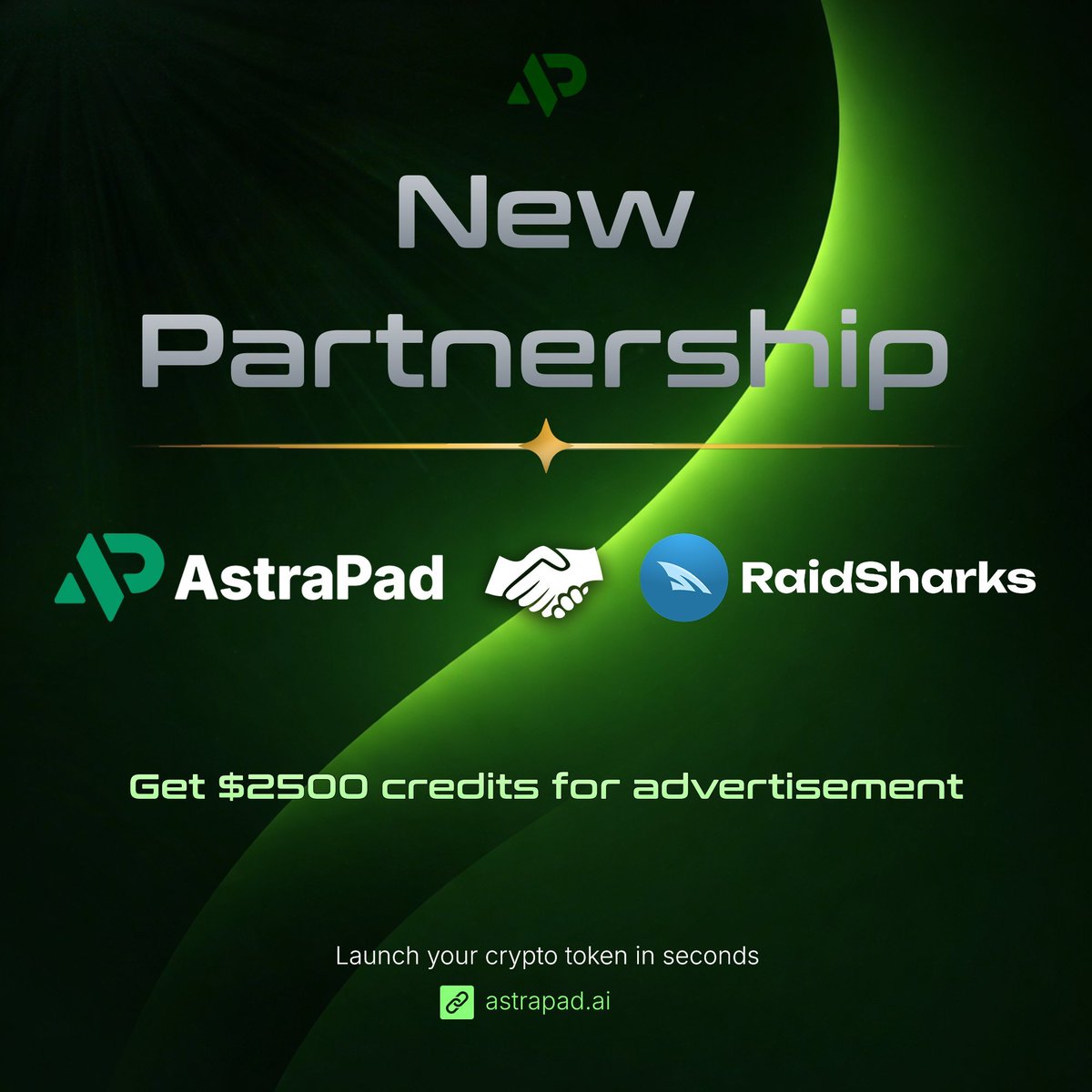 Fire Cooking End of the Year
<a href="/AstraPad_ai/">AstraPad</a> x <a href="/RaidSharks/">RaidSharks</a> 

Again another mind blowing partnership from legendary teams! Man I know $SHARX always from day 1 and I am also an ambassador of $ASTRA, so for me it`s a pleasure to see both teams co-operate!

This partnership will make