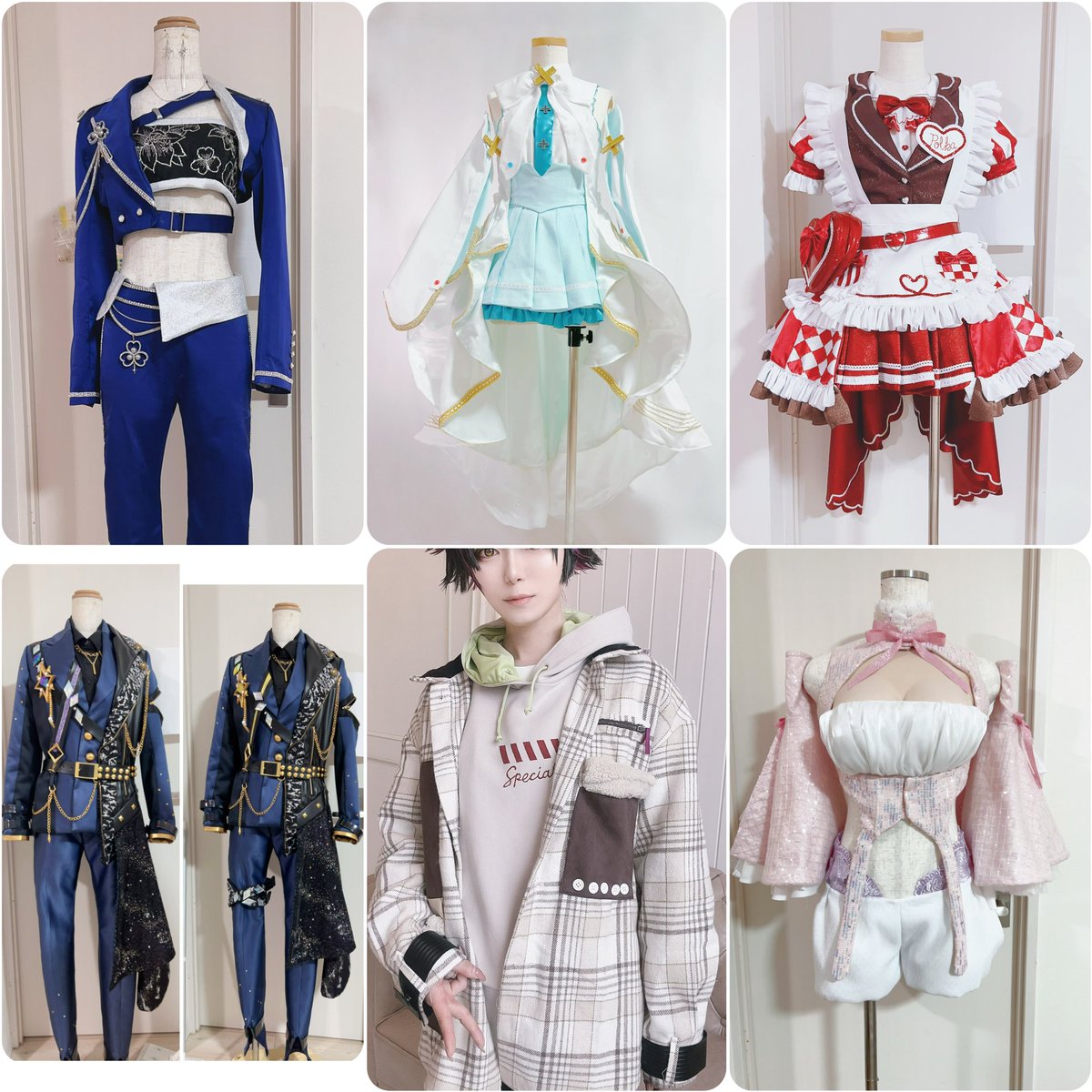 17naco's tweet image. #コスプレ総決算2025
#ナコトリー
13着だけど🍇さんは自作というほどは作っていないのとアイリッドもまあ0.7着くらいかなって感じです！それ以外だと11着。ここ最近1着に対する工数が多いのでまあ頑張った方じゃないでしょうか！！！お疲れ様自分。あわせしてくれた方々ありがとう！