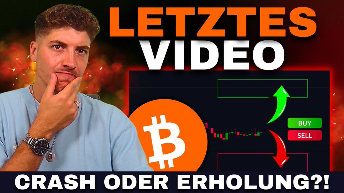 🚨 Mein letztes Bitcoin-Video 2025 ist gleich online! Bitcoin steht am  entscheidenden Punkt: Die nächste Bewegung kann über Crash oder Erholung  entscheiden - und damit auch über den Jahresstart 2026. 🔍 Im