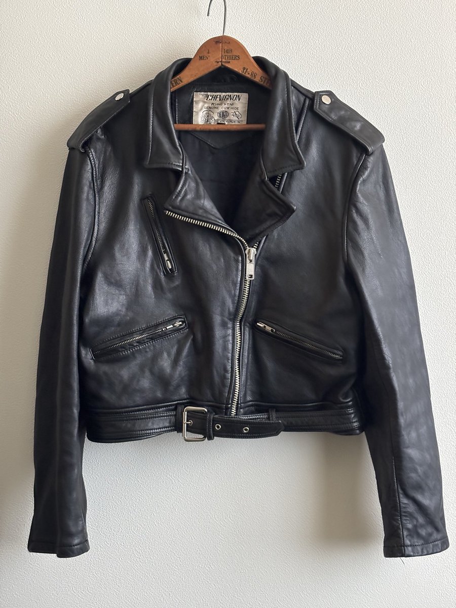 90s CHEVIGNON Riders Jacket フランスCHEVIGNONのライダース