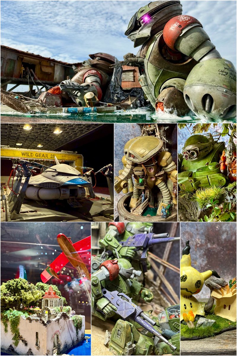 #今年も残りわずかなので作った模型を振り返る
 #今年作った模型晒そうぜ

作ったのは全16作品
8月末で完全にリーマン引退でジオラマ作家オンリーになったけど逆に生産効率は悪くなったw
今年も色々お世話になりなりました。

雑誌　5
公式展示会　2
賞品　3
PV   7