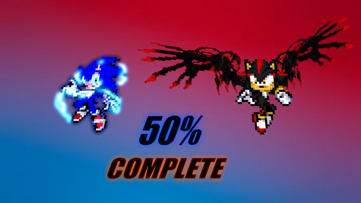 SonicADVX's tweet photo. Half way there 
#RunTogether #Sonic #SonicTheHedgehog https://t.co/OQGni0lZHZ
