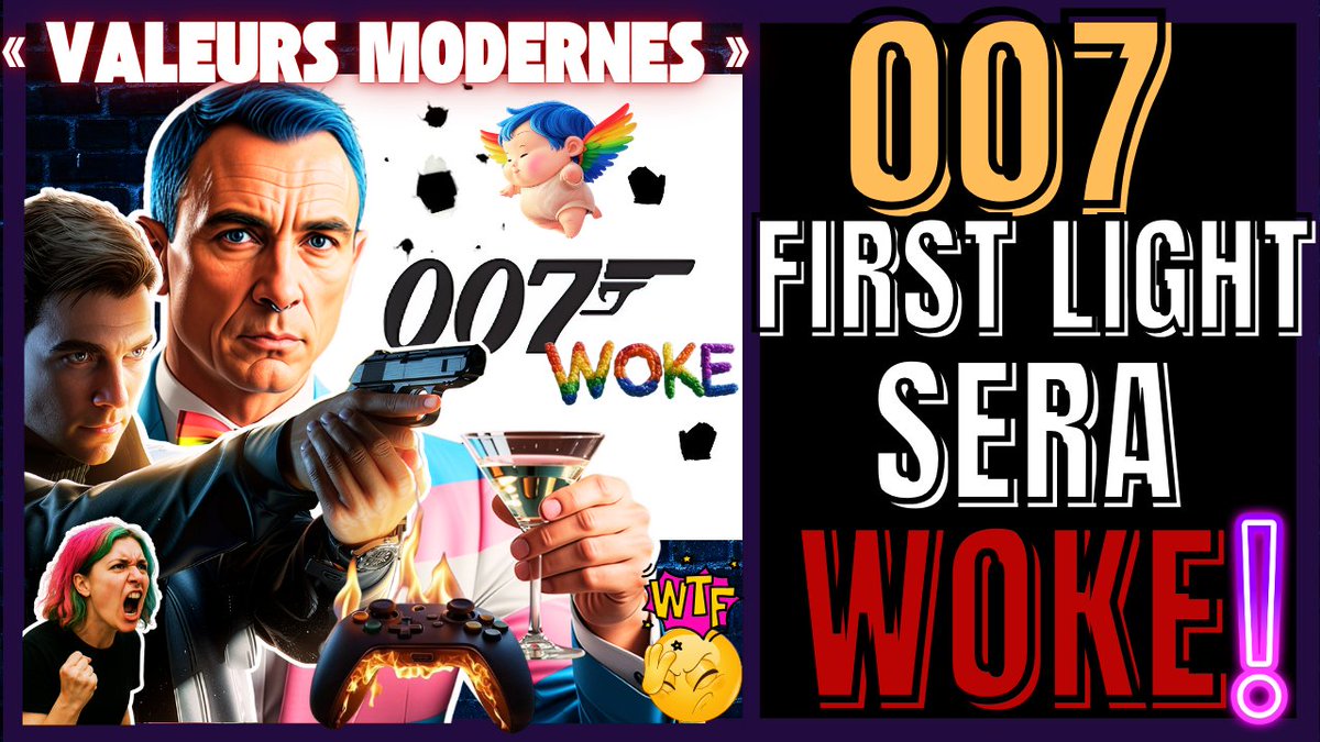 GoldoClak's tweet image. JAMES BOND FIRST LIGHT WOKE : ILS DETRUISENT TOUTE LES LICENCES !
✨youtube.com/watch?v=uKpTd_…✨
#JamesBone #firstlight #jeuxvideo #woke #valeur #moderne #PS5 #XBOX #PC #action #aventure