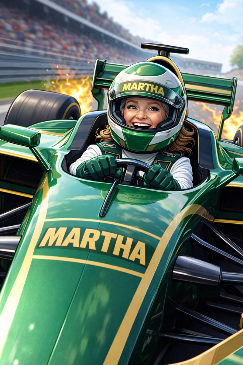 MARTHAACOIN's tweet photo. @WhaleSatoshi 🏎️💨 Martha’s not just cooking—she’s racing straight into gains! Green lights, green charts, green everything. Who’s riding shotgun? 🚀💎 #MarthaMoves #CryptoGains #FullThrottle https://t.co/2d9jL1HVqd