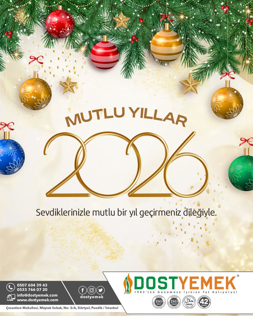 Dostyemek's tweet photo. Hoş Geldin 2️⃣0️⃣2️⃣6️⃣ 🎉🎄 https://t.co/nUhKSGyE4Y