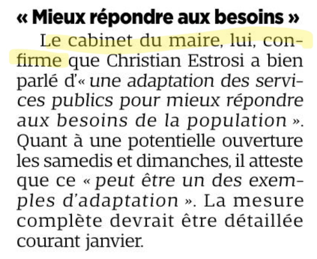 C'est donc le cabinet du maire, composé d'agents payés par les contribuables, qui répond aux questions portant sur le programme du candidat Estrosi ! C'est pratique.
