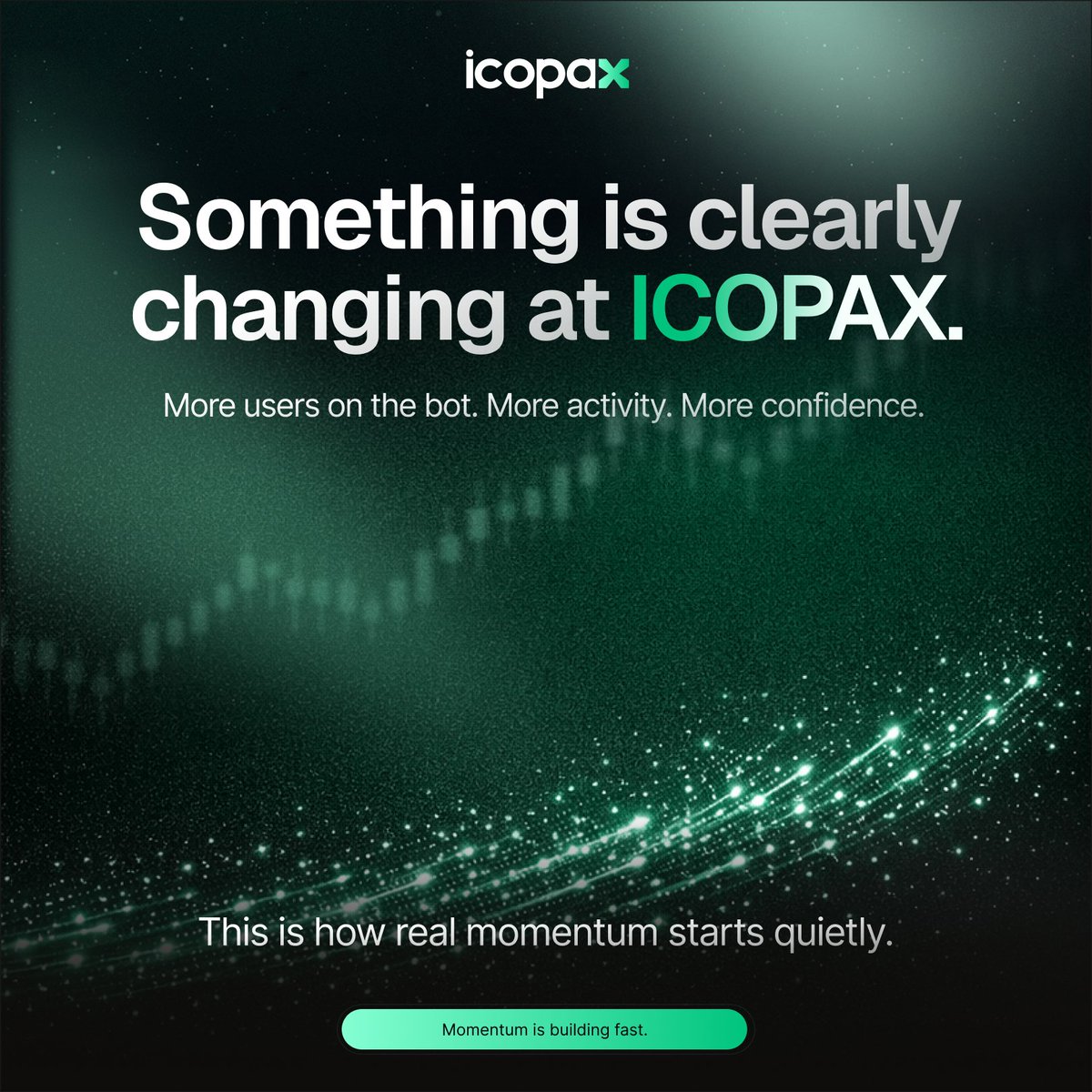Something is clearly changing at ICOPAX.

More users on the bot.
More activity.
More confidence.
Real momentum doesn’t arrive with noise; it builds quietly.
As the year closes, the foundation is set.
The next chapter starts now.

#ICOPAX #NewYearsEve