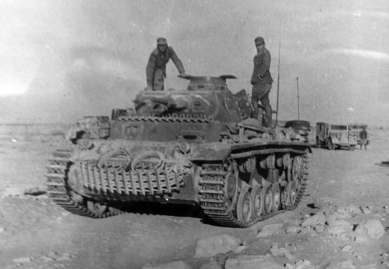 Panzerbefehlswagen III Ausf E of the 8 Panzer Regiment DAK