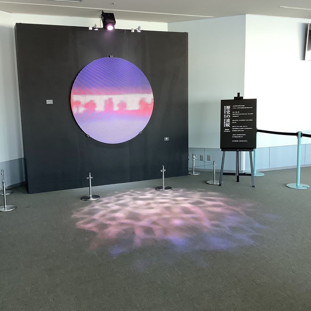yuko_ssc's tweet photo. 2025.12.29
｢ソナーポケット eyeron アートコレクション展｣
in ランドマークタワー69F
｢歴史の波紋｣
入り口の｢桜｣と照明か綺麗…！
作品ひとつひとつ間近で観られる展示だったのでじっくり堪能してきました😌グッズも買えて大満足！
#eyeron
#歴史の波紋 https://t.co/LuCEDn5yjC
