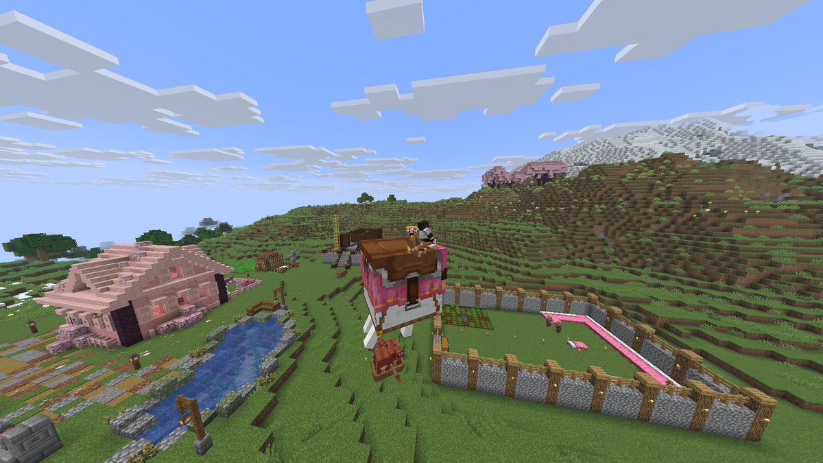 smilethebased's tweet image. abduzindo vacas com o happy ghast