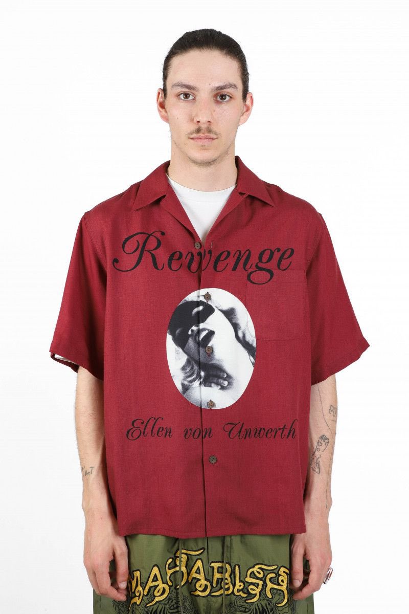 トップス WACKO MARIA Ellen Von Unwerth Hawaiian WACKO MARIA/ELLEN VON UNWERTH / HAWAIIAN SHIRT（PINK）［ハワイアン