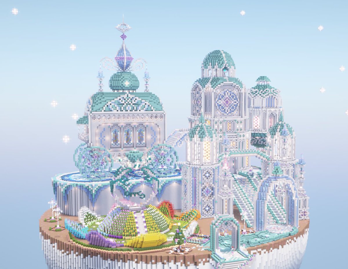 Ra__lv's tweet photo. #2025年自分が選ぶ今年下半期の4枚 
#Minecraft 
①こぐま組植木鉢の世界 ジャングル建築
②さばちゃんぽん オアシスの民家
③夜空の冬 煌めくお城
④もっ鯖Re クリスマスツリー合作 

上半期にモデクラで観光鯖初参加して
下半期はいろんな鯖で建築しました⛏️ https://t.co/wjebs88vfr