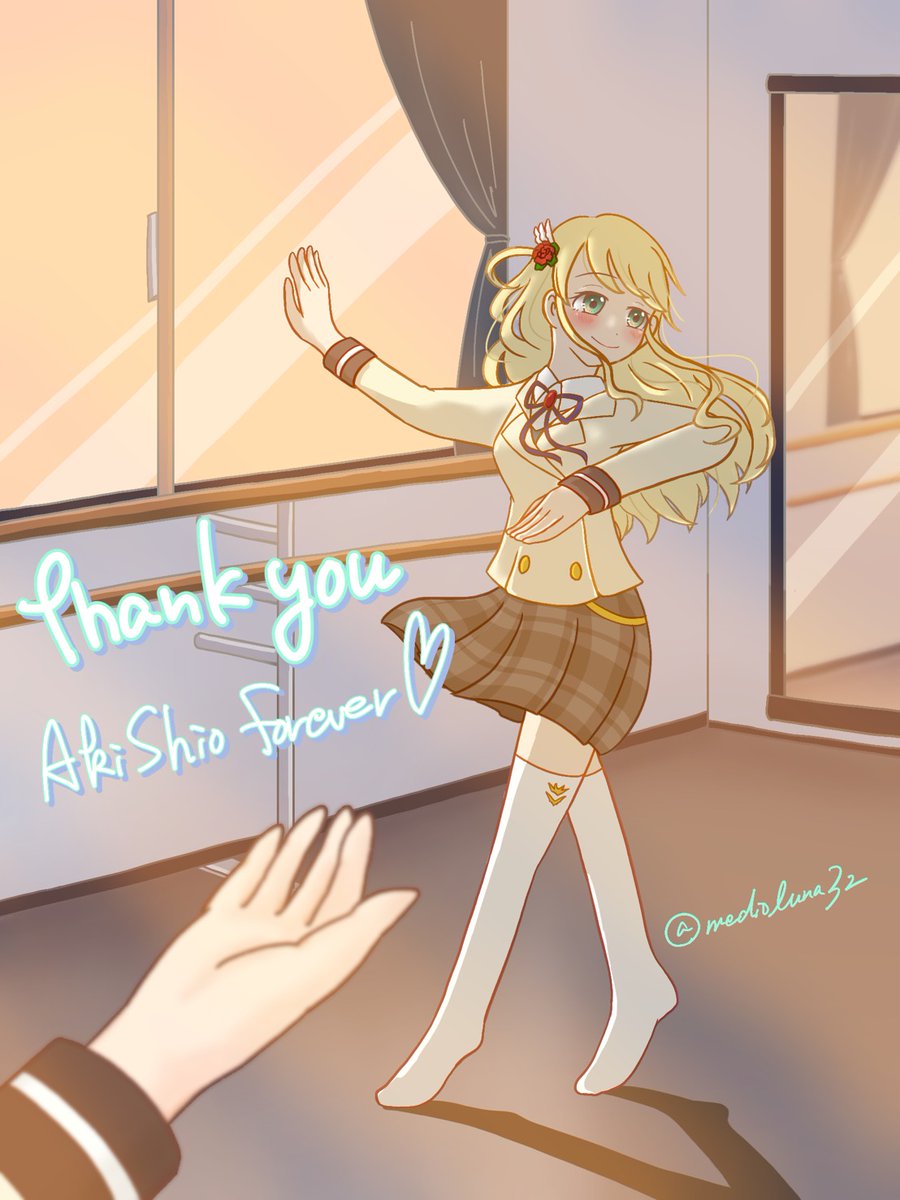 #今年も残りわずかなので今年一番伸びた作品を貼る

栞ちゃんお誕生日でした…！！
（ちょっと加筆）