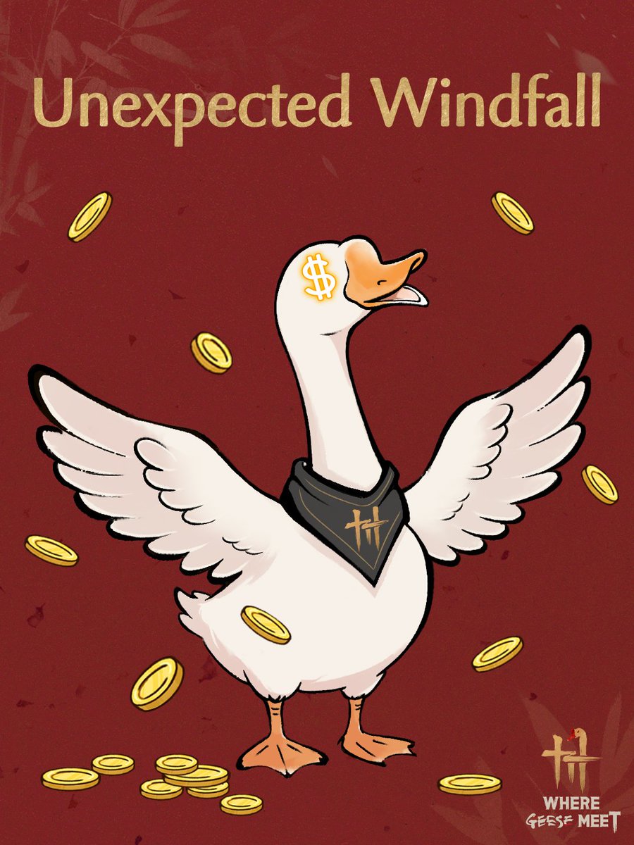 WhereWindsMeet_'s tweet image. [Goose Overlord's Diary Ⅷ]

A new year rises over the Jianghu.

May prosperity find you.
May your blade stay sharp.
May your path be steady.
May you never forget to look behind you…

Because I might be there.

Happy New Year, Wanderers.
— Goose Overlord

HONK! This post is a…