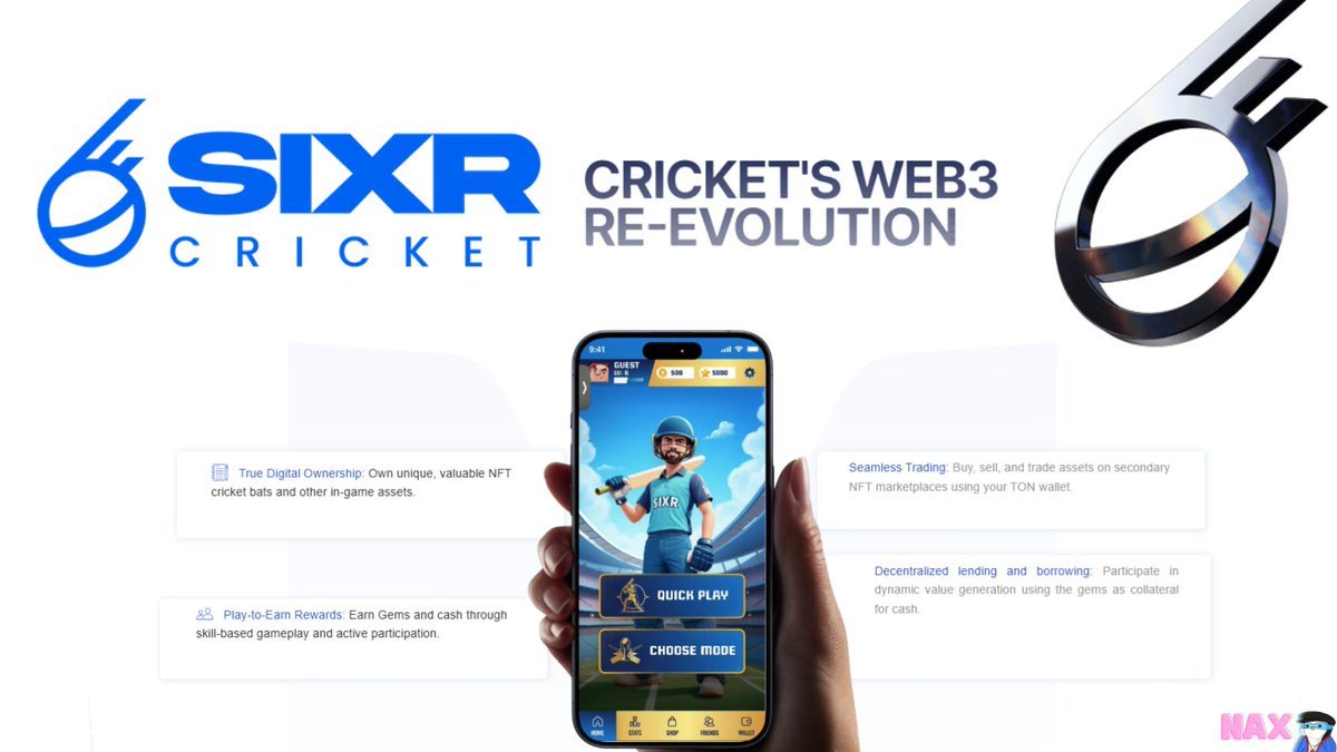 Abba_kakaa's tweet image. Most Web3 products start by explaining why you should care,
Token mechanics. Future upside. Big promises.

That already puts the burden on the user.

@SIXR_cricket flips that dynamic.

There’s no long pitch. No demand for belief. You’re not asked to study a roadmap before doing…