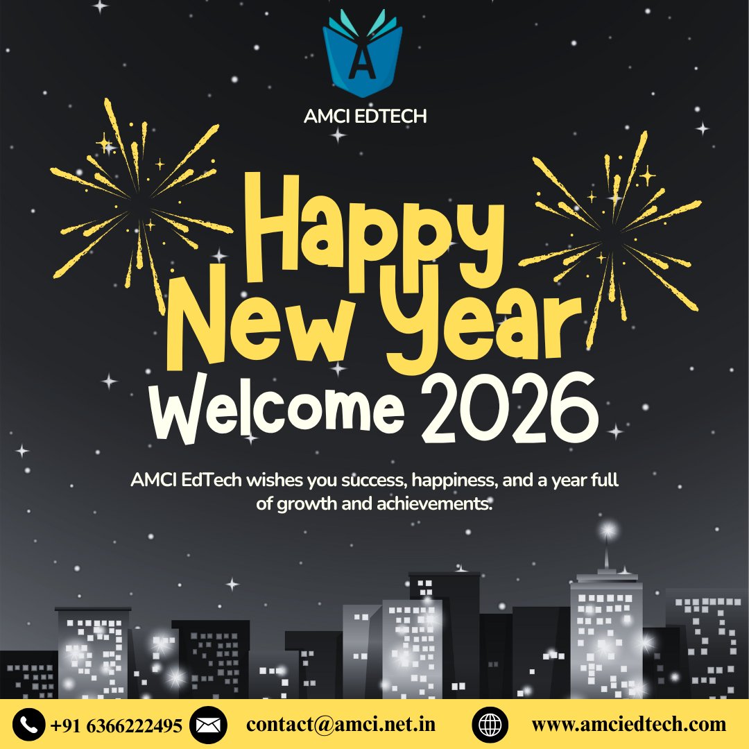 amciedtech's tweet photo. Cheers to new beginnings! ✨
AMCI EdTech wishes you a year filled with success, growth, and happiness.
Let’s learn, innovate, and achieve new milestones together. 🚀

#NewBeginnings #AMCIEdTech #LearningForFuture #SuccessJourney #zlipp https://t.co/ySqe6JDViV
