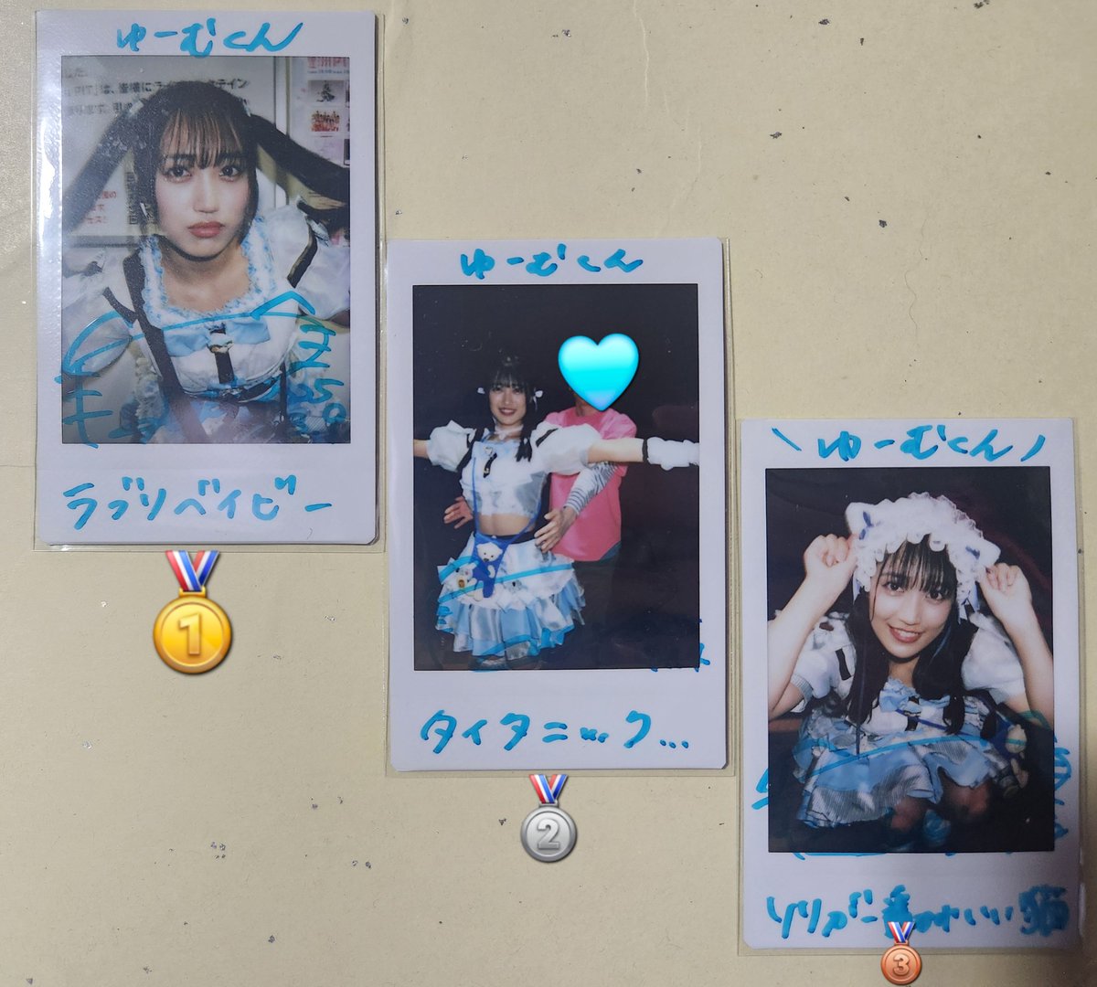 2025年BEST3チェキ りりちゃん編 🥇ほんとラブリベイビーなお顔です