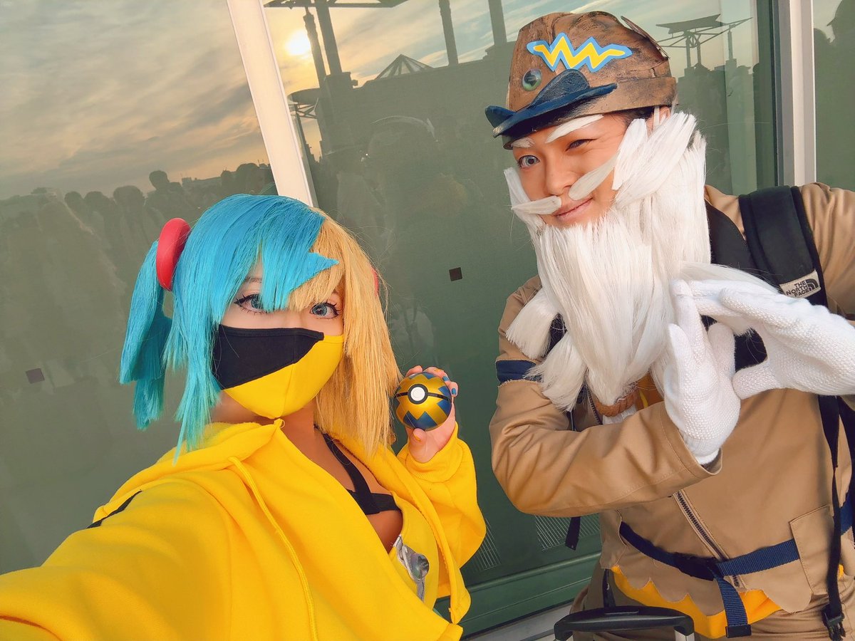 コミケお疲れさまでした！ ポケモンZAカナリィのコスプレでした