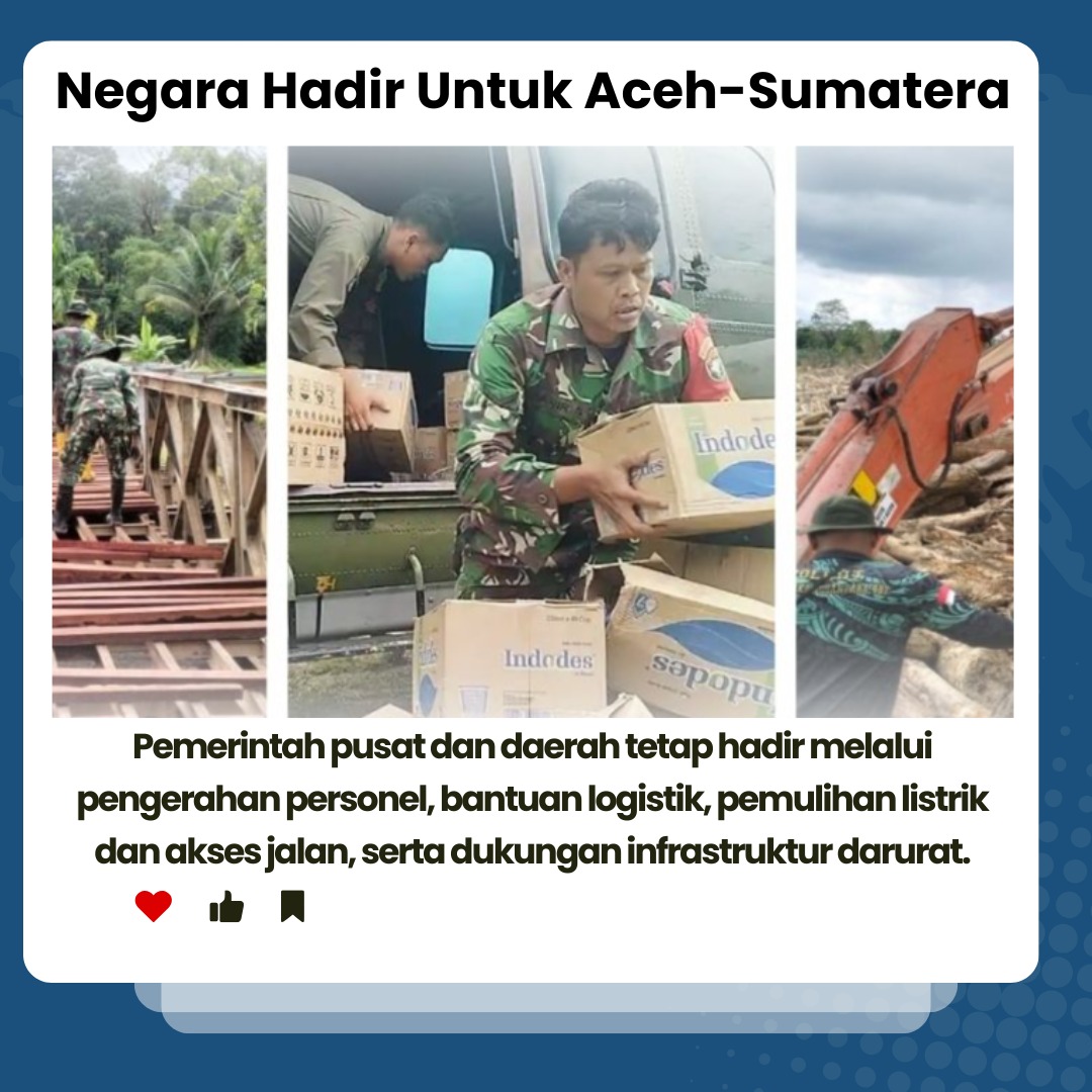 arkananews's tweet photo. Negara Hadir Untuk Aceh-Sumatera https://t.co/wKyShWpji8