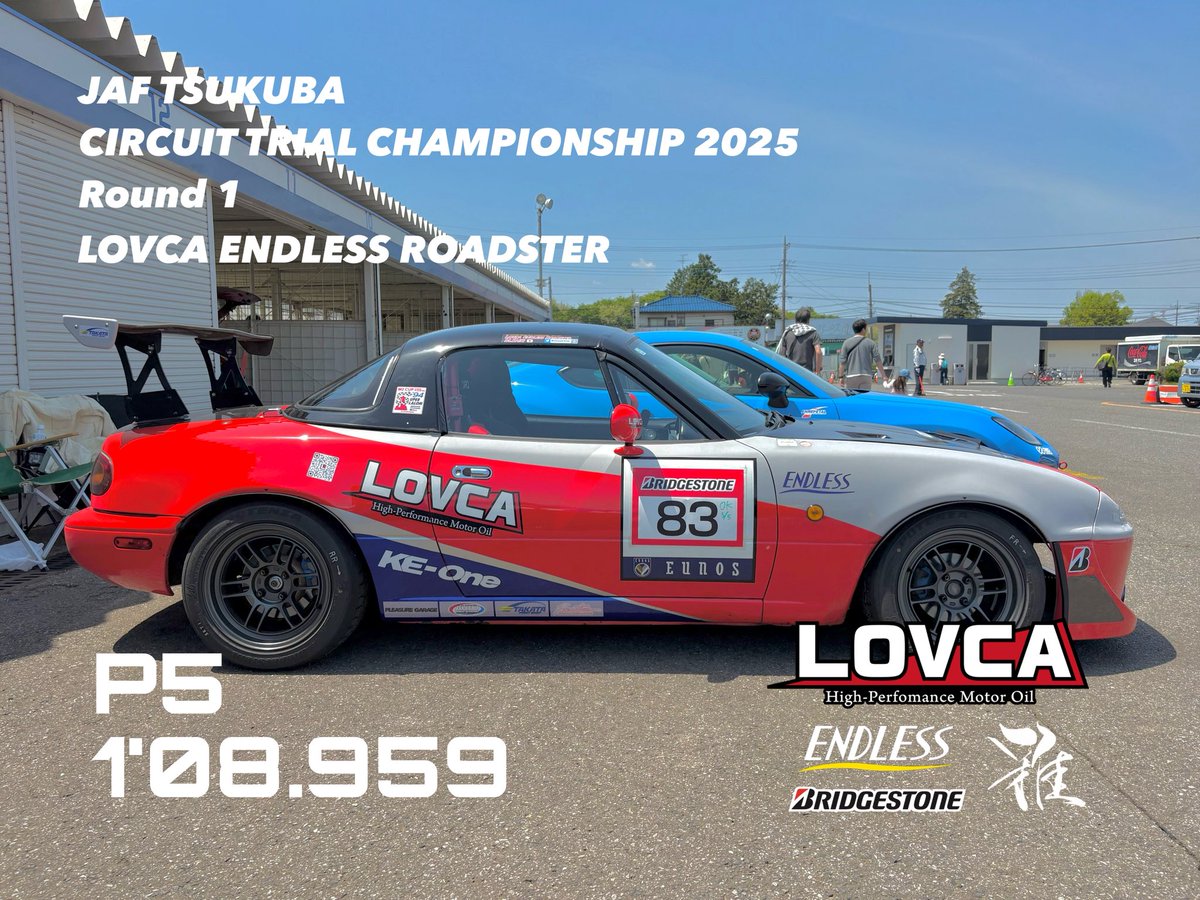 CircuitOrange＠2025JAF筑波サーキットトライアル選手権シリーズ3位