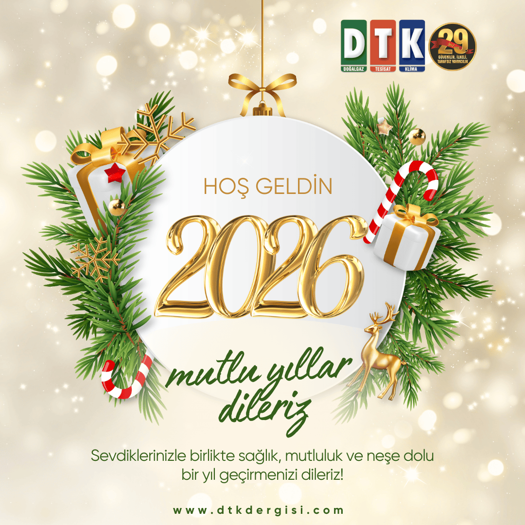 DTK Dergisi olarak yeni yılın herkese sağlık, mutluluk ve başarı getirmesini dileriz. Mutlu yıllar!