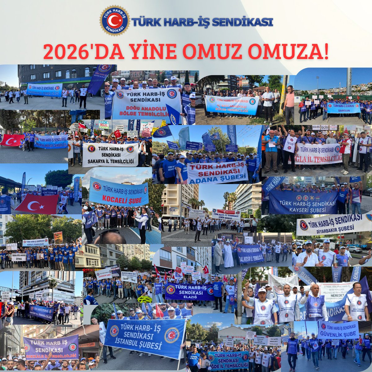 harb_is's tweet photo. 📌 2026'DA YİNE OMUZ OMUZA!

Kıymetli Üyelerimiz,

Sizlerle birlikte, tartışmasız her kesimin takdirini kazanan hak arama mücadelesinde gösterdiğimiz duruş, hiç şüphe yok ki 2025 yılına damga vurdu. Taraflı tarafsız herkesin dikkatle izlediği mücadelemize; verdiğiniz sonsuz destek, göstermiş olduğunuz büyük özveri ve fedakarlık Türk Sendikal Hareketinde büyük bir iz bırakmıştır.

Karşılamaya hazırlandığımız 2026 yılında da, yine ülkemizin Savunma Sanayide yüzde yüz yerli ve milli hedefine ulaşması için sizlerle birlikte omuz omuza çalışacak, sizlerin ellerinden çıkan ve şanlı ordumuzun hizmetine sunulan; tanklar, helikopterler, gemiler, denizaltılar, uçaklar, akıllı mühimmatlar ve daha birçok şey üreterek vatanımıza göz dikenlerin korkulu rüyası olacak ve elbette bugüne kadar olduğu gibi, hak edileni hak edenin alması için çalışmalarımıza ara vermeden devam edeceğiz.

Bu duygu ve düşüncelerle; 2026 yılının başta siz kıymetli üyelerimiz olmak üzere, ülkemize ve aziz milletimize hayırlar getirmesini diliyor, yeni yılınızı en içten dileklerimizle kutluyoruz.

BİZ SİZİNLE ÇOK DAHA GÜÇLÜYÜZ!

Türk Harb-İş Sendikası
Genel Merkez Yönetim Kurulu