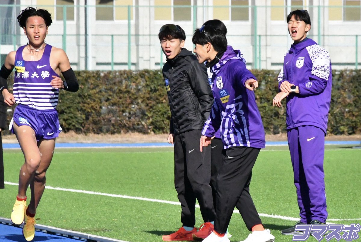 大晦日の本日、5000mの部内タイムトライアルが行われました
