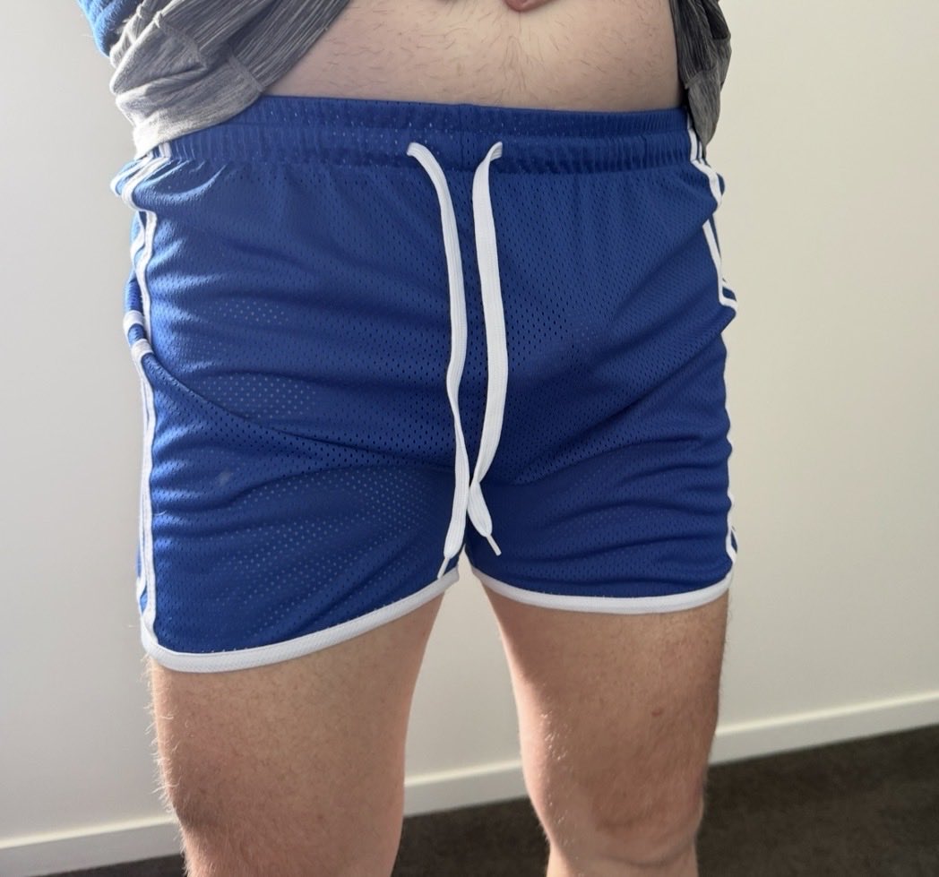 Scotthawk76's tweet image. Gym mesh shorts