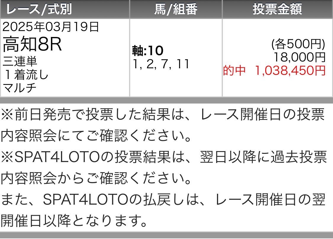 Maria先生【展開ロケーション】競馬予想家 tweet media