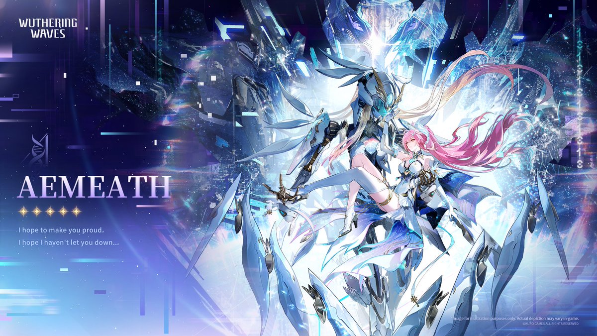 Wuthering_Waves's tweet image. Post-Lament Anthropocene: Stars Intertwined

"I hope to make you proud. I hope I haven't let you down..."—Aemeath

Archive&amp;gt;&amp;gt;
Aemeath, once a Synchronist at Startorch Academy, is now a digital ghost visible to none.
She has a bubbly personality and a wide range of interests; she…