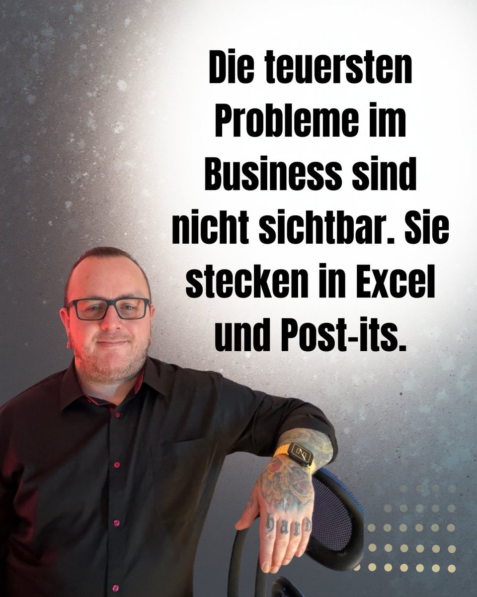 Unsichtbare Probleme in Excel und Post its kosten am meisten: Verlorene Leads durch vergessene Follow ups, verpasste Kündigungssignale. Ein CRM, Automatisierungen und Feedback Systeme machen Probleme sichtbar und behebbar.