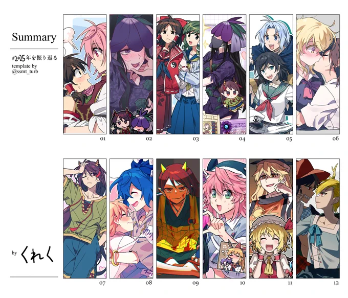 今年は結構いろんなキャラを描いたと思ったけどそうでもない…?そもそもあまり描いてないからか
来年の目標は健康になることです。いっぱい描きたいね!
少し早いですが2025年お疲れ様でした!来年もまた、よろしくお願いします🫶🩷 
