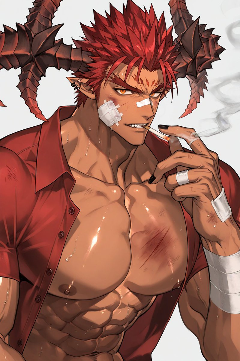 shiqiAIart's tweet photo. #ifrt #AIart #bara #gay #yaoi #muscular #male https://t.co/BgGkjQkpld