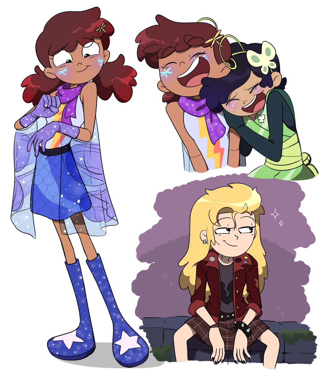 ghoulinfuschia's tweet image. #amphibia #anneboonchuy #sashawaybright #marcywu