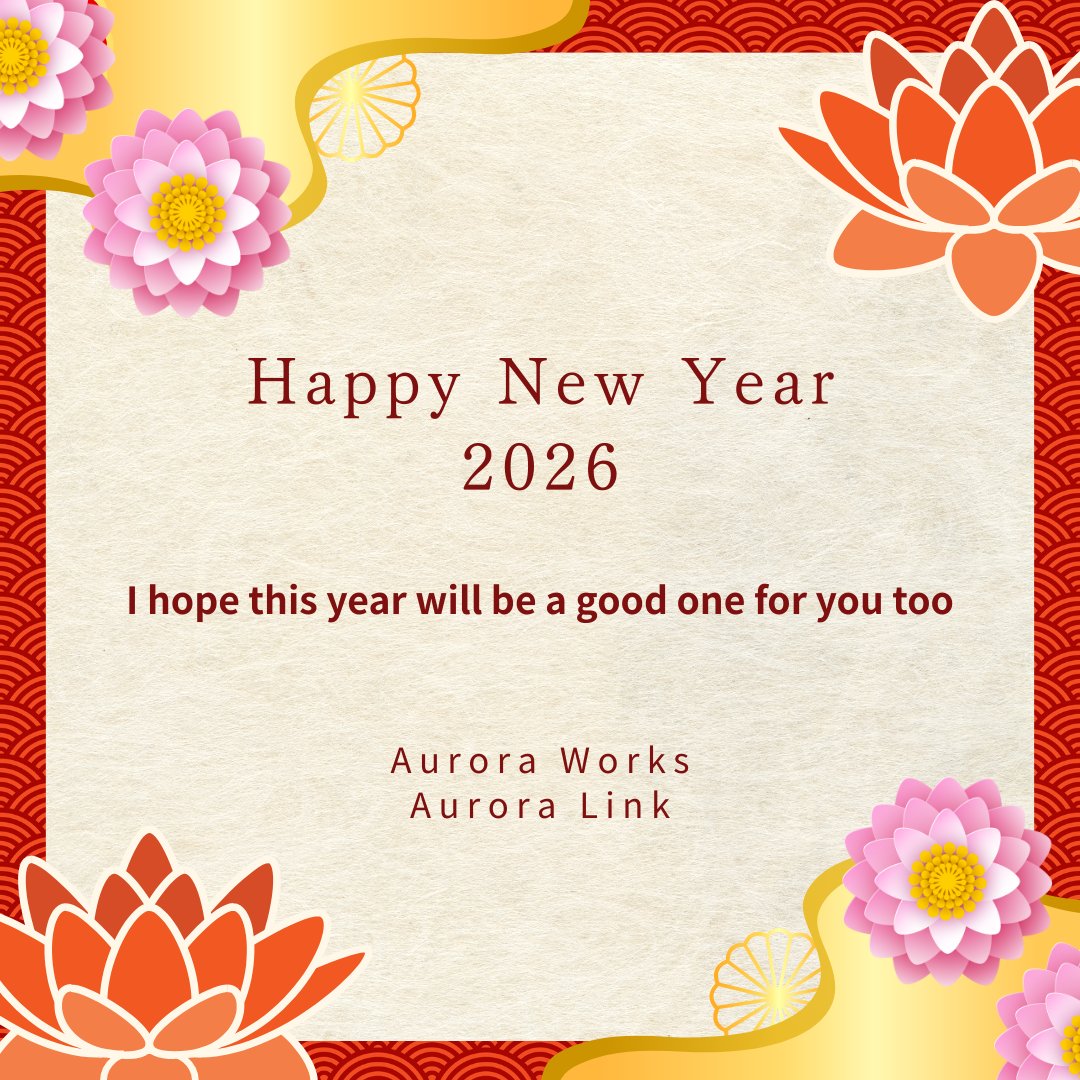 Auroralink_jp's tweet photo. Happy New Year 2026 ✨We continue supporting calm foundations for work and well-being.Wishing you clarity and steady growth this year.
Hashtags
#AuroraWorks #AuroraLink #NewYear2026 #wellbeing https://t.co/tbCkzEUT91
