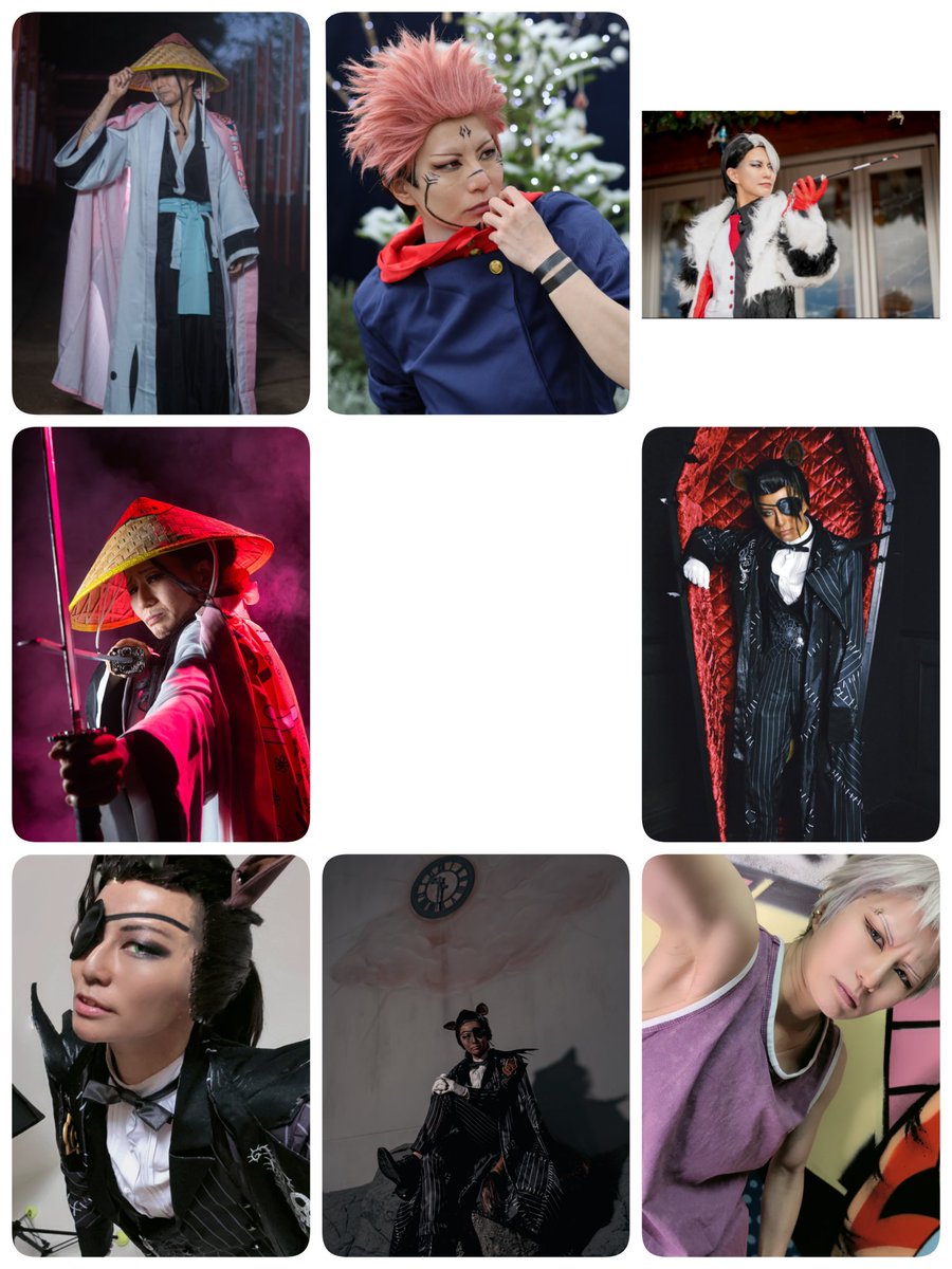 #2025年コスプレ総決算 
今年もあと数時間ご一緒してくれた方交流してくれた皆様本当にありがとうございました🤗✨
今年はBLEACHyearでしたね🥰
また来年も沢山コスプレしていきますのでよろしくお願いします🙏