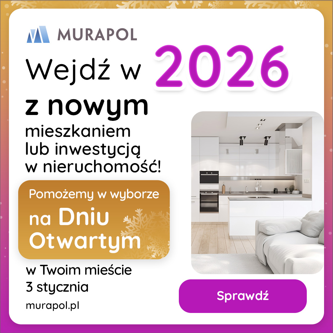 Nowy rok, nowe możliwości! Rozpocznij 2026 od kroku w stronę własnego mieszkania lub inwestycji. 
Już 3 stycznia zapraszamy na Mieszkaniowy Dzień Otwarty – ponad 2800 mieszkań i 400 apartamentów inwestycyjnych czeka na Ciebie! ✨📲

Więcej: bit.ly/Dzien-Otwarty-…