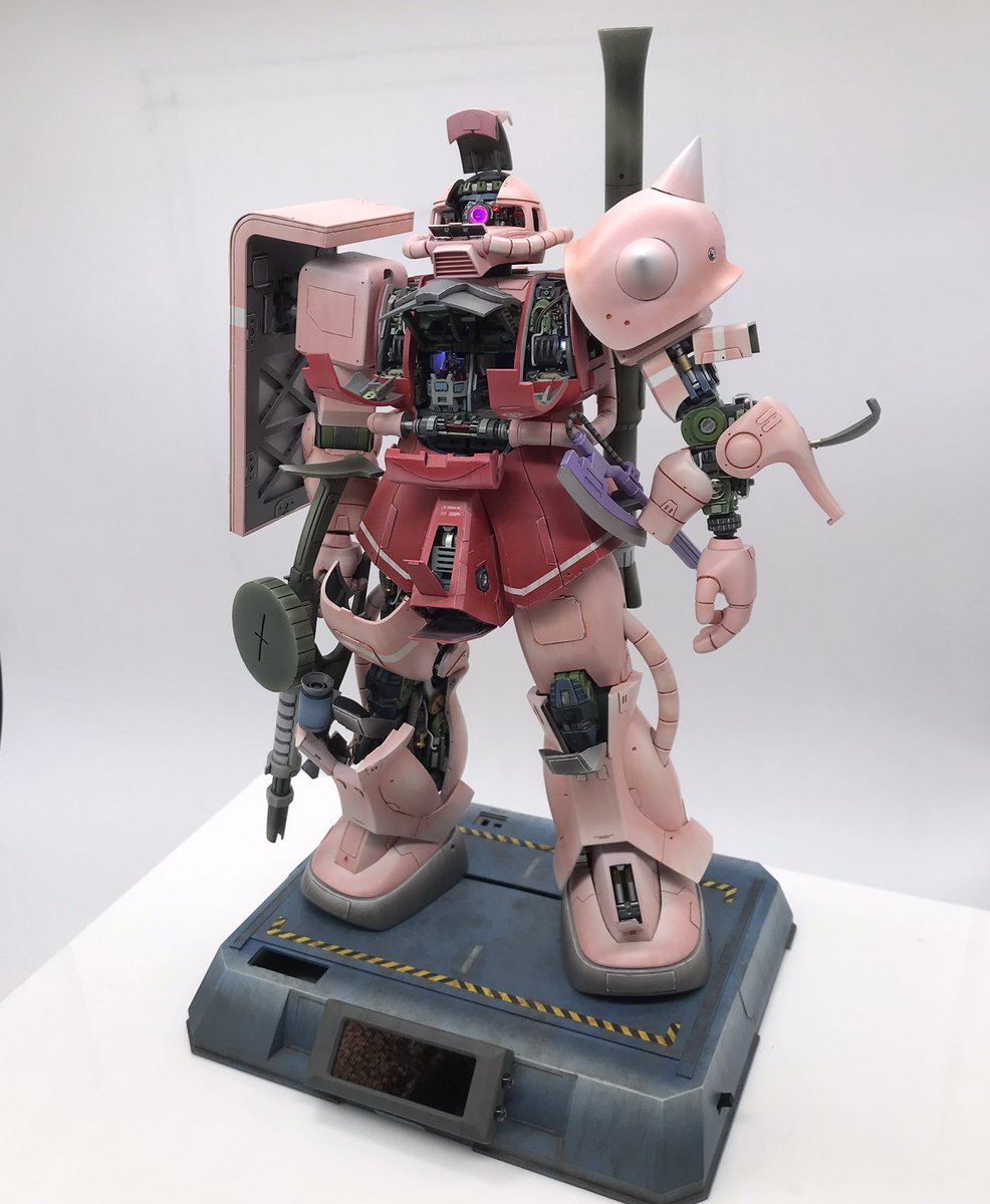 JtBbCPZKQ6IGTDJ's tweet image. 1/72のメカニックモデルザクです。
5年掛かってやっとジャンクから再生出来ました。
本日泊まり勤務ですが紅組で参加致します。
皆さん楽しんで下さい〜😁

#紅白プラ合戦2025
#紅組み2025